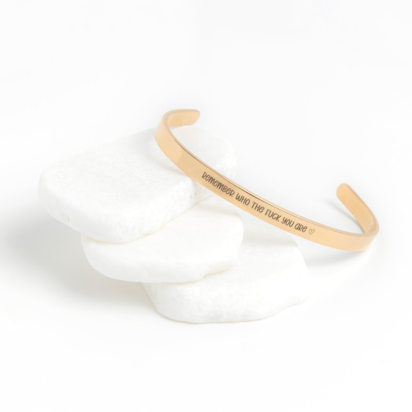 Remember Who The Fuck You Are Mantra Bracelet