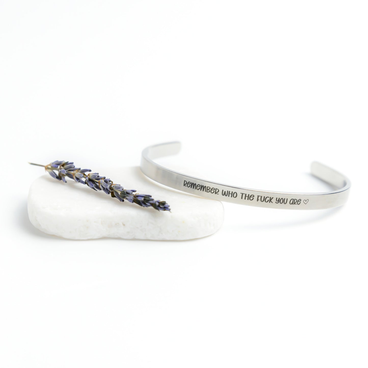 Remember Who The Fuck You Are Mantra Bracelet